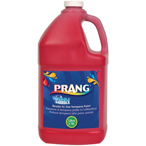 Prang Washable Paint - 1 gal - 1 Each - Red