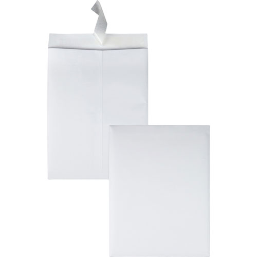 Quality Park Flat Catalog Envelopes, Self Seal, White, 10 x 13, 100/Box