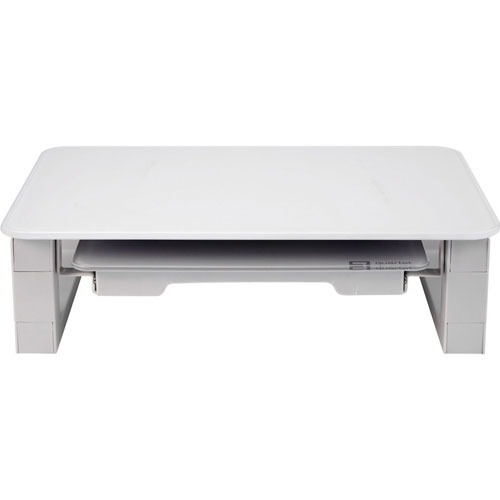 Quartet® Dry-erase Board Desktop Monitor Riser - 100 lb Load Capacity - 5", x 10" Width - Desktop - White