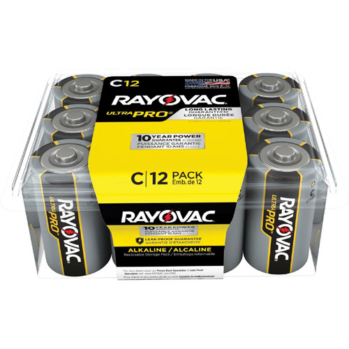 Rayovac Ultra Pro Alkaline C Batteries, 8PK/CT