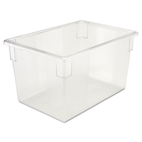 Rubbermaid Food/Tote Boxes, 21 1/2gal, 26w x 18d x 15h, Clear