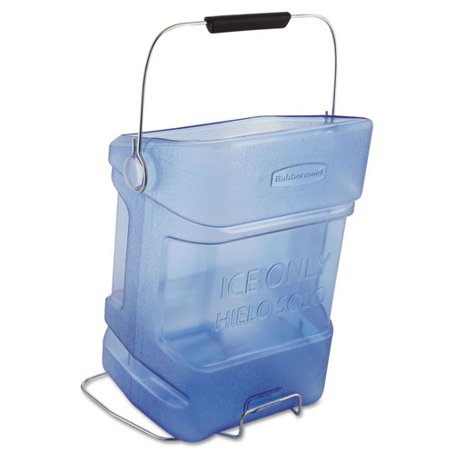 Rubbermaid Ice Tote, 5.5gal, Blue, With Hook Assembly