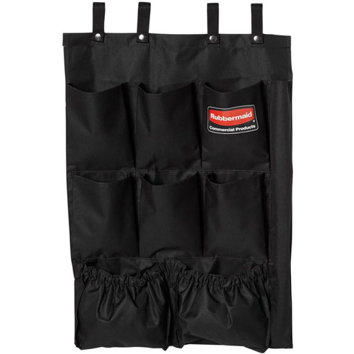 Rubbermaid Rubbermaid Comm. 9-Pocket Hanging Cart Caddy - 9 Pocket(s) - 28", x 19.8" x 1.5" Depth - Fabric - 1 Each