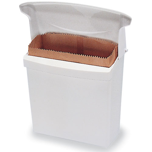 Rubbermaid Waxed Napkin Receptacle Liners, 2 3/4 x 8 34 x 8 1/2, Brown
