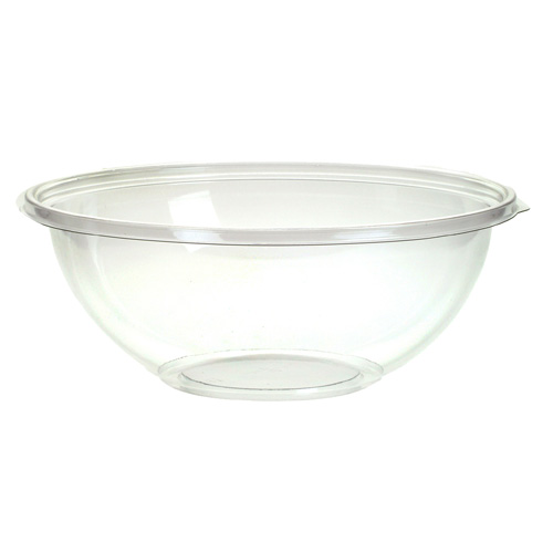Sabert FreshPack Plastic Bowl, 80 OZ, Clear