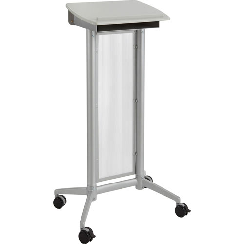 Safco Impromptu Lectern, 26.5 x 18.75 x 46.5, Gray, Ships in 1-3 Business Days