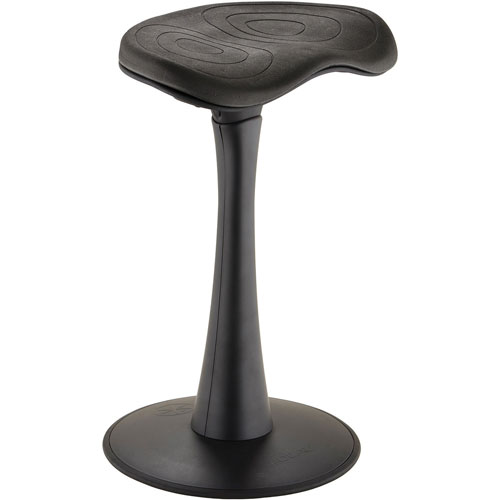 Safco Stool, Active Seating, 300 lb. Cap, 22"H, Black