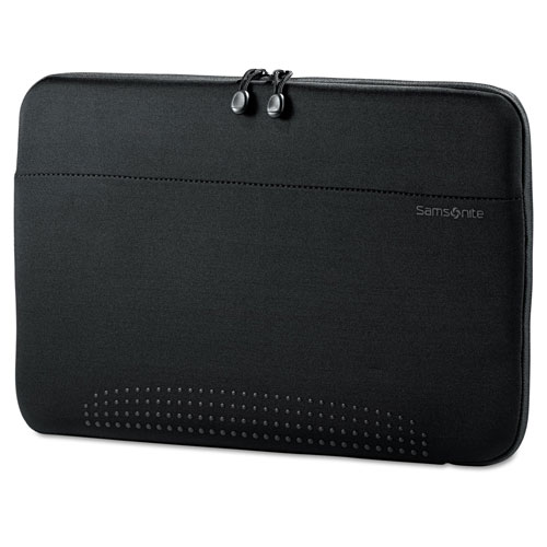 Samsonite 15.6" Aramon Laptop Sleeve, Neoprene, 15-3/4 x 1 x 10-1/2, Black