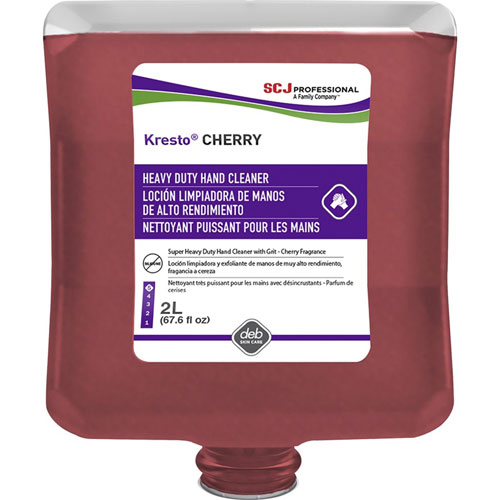 SC Johnson Professional® Kresto Cherry Hand Cleaner, Cherry Scent, 67.6 fl oz (2 L), 4/Carton