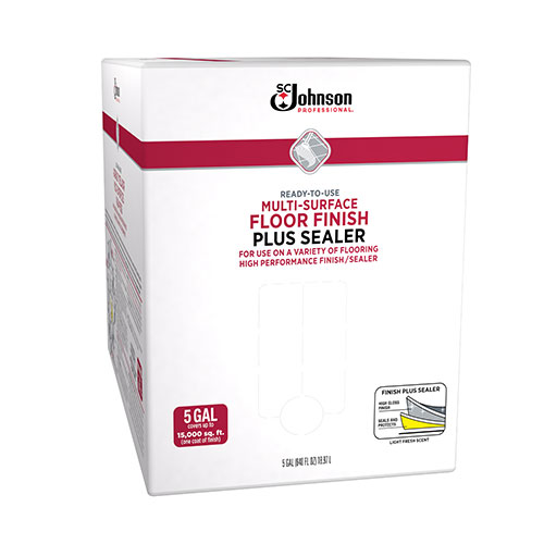 SC Johnson Professional® Ready-To-Use Multi-Surface Floor Finish Plus Sealer, 5 Gallon Bag-in-box