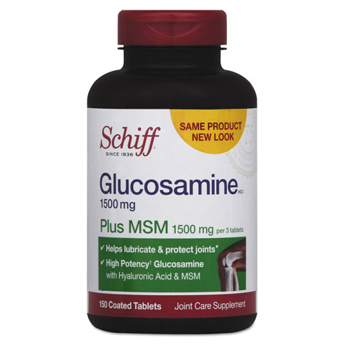 Schiff Glucosamine Plus MSM Tablet, 150 Count