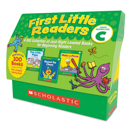 Scholastic First Little Readers, Reading, Grades Pre K-2, 8 Pages/Book, 20 Books, Level C