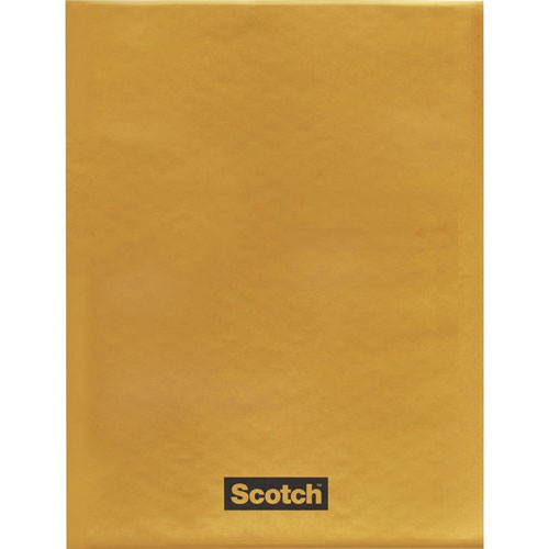 Scotch™ Bubble Mailers, Bubble, #4, 9 1/2" x 14 1/2" Length, Self-adhesive Seal, Kraft Paper, 25/Carton, Tan