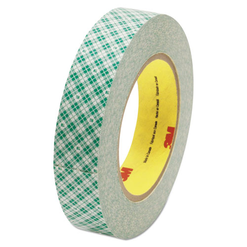 Scotch™ Double-Coated Tissue Tape, 3" Core, 1" x 36 yds, White