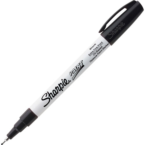 Sharpie® Paint Markers, Oil Base, Extra Fine, Black