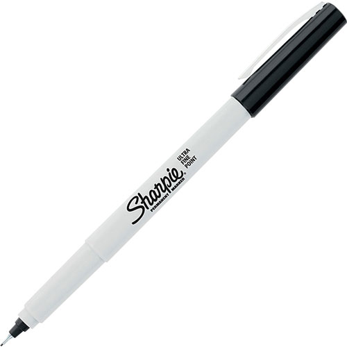 Sharpie® Permanent Marker, Ultra-Fine, Black