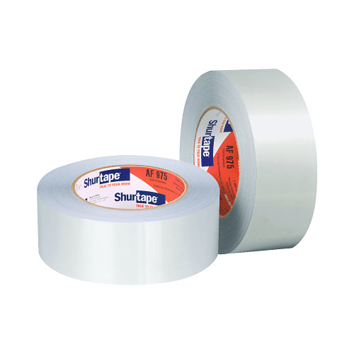 Shurtape AF 973 Aluminum Foil Tape, 3 in W x 50 yd, 4 mil Thick, Silver