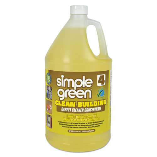 Simple Green Clean Building Carpet Cleaner Concentrate, Unscented, 1gal Bottle