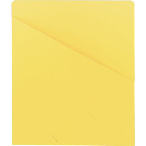 Smead Slash Jacket, 9 3/4"x11 1/2", 25/Pack, 11 Pt, Yellow