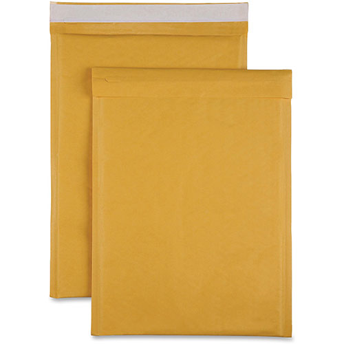 Sparco Size 5 Bubble Cushioned Mailers, #5, 10 1/2" x 16" Length, Self-sealing, Kraft