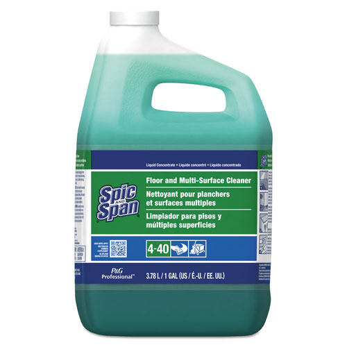 Spic and Span Professional Liquid Floor Cleaner, Concentrate, 1 Gallon Bottle, 3/Case