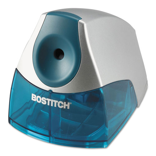 Stanley Bostitch Personal Electric Pencil Sharpener, AC-Powered, 4.25" x 8.4" x 4", Blue