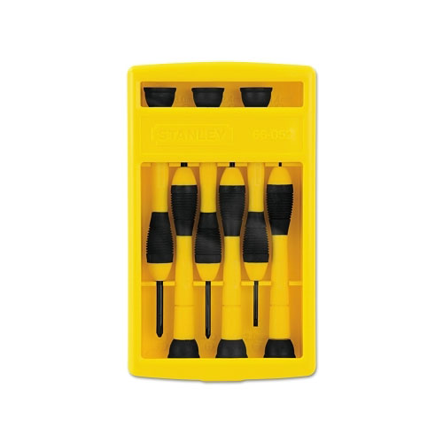 Stanley Bostitch Precision Screwdriver Sets, Phillips; Slotted