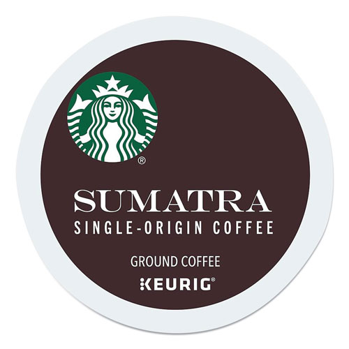 Starbucks Sumatra Coffee K-Cups, Sumatran, K-Cup, 96/Box