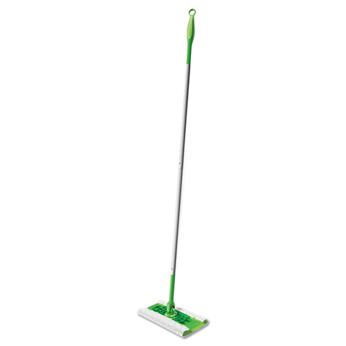 Swiffer Sweeper, 10" Mop, Swivel Head, Green, 1 Per Box