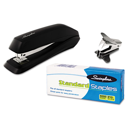 Swingline Standard Stapler Value Pack, 15-Sheet Capacity, Black
