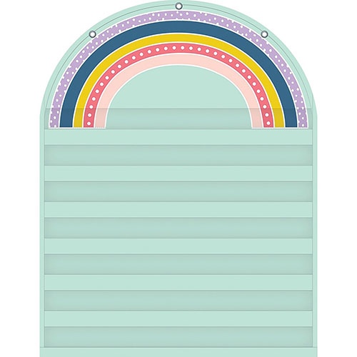 Teacher Created Resources Oh Happy Day Rainbow 7 Pocket Chart - Skill Learning: Rainbow