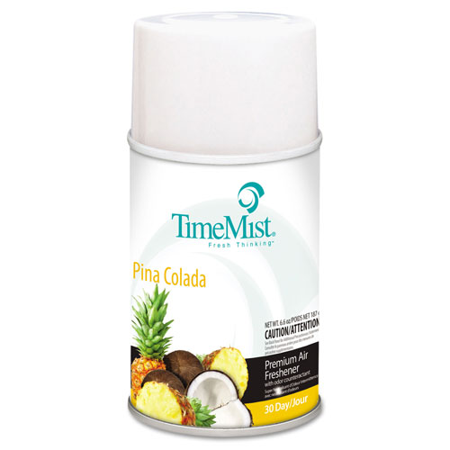Timemist Premium Metered Air Freshener Refill, Pina Colada, 6.6 oz Aerosol