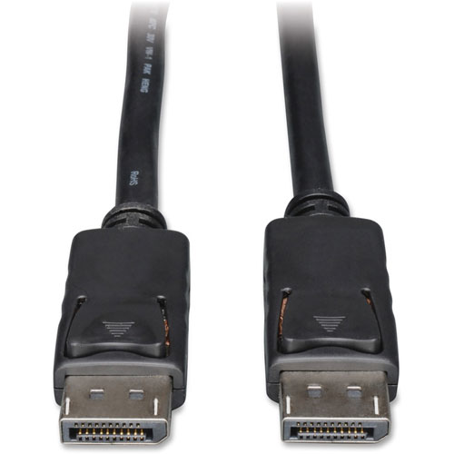 Tripp Lite DisplayPort Cable with Latches (M/M), 4K x 2K 3840 x 2160 @ 60Hz, 15 ft., Black