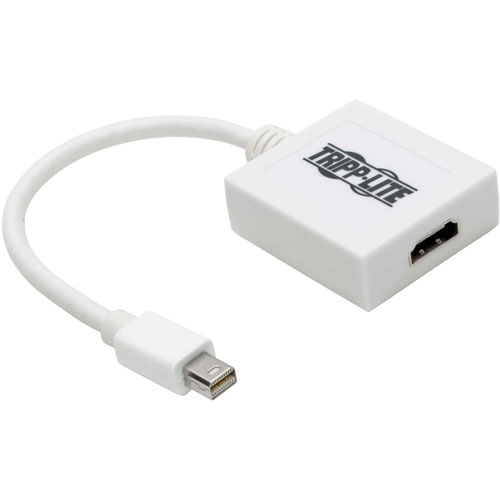 Tripp Lite Mini DisplayPort To HDMI Adapter, White