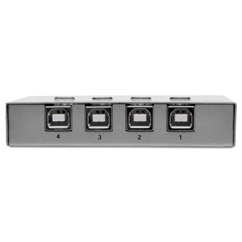 Tripp Lite USB 2.0 Printer/Peripheral Sharing Switch, 4 Ports