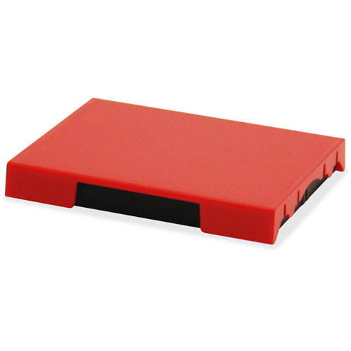 Trodat 4727 Dater Replacement Pad - 1 - 1.6", x 2.5" Width - Red - Plastic