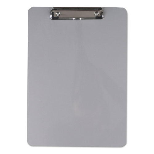 Universal Aluminum Clipboard with Low Profile Clip, 0.5" Clip Capacity, Holds 8.5 x 11 Sheets, Aluminum