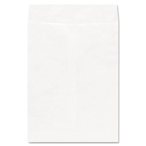 Universal Deluxe Tyvek Envelopes, #10 1/2, Square Flap, Self-Adhesive Closure, 9 x 12, White, 100/Box