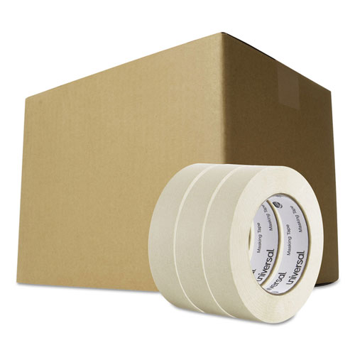 Universal General-Purpose Masking Tape, 3" Core, 24 mm x 54.8 m, Beige, 36/Carton