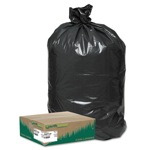 Webster Trash Bags, Hvy Dty, 33Gal, Low Den, 80/CT, Black