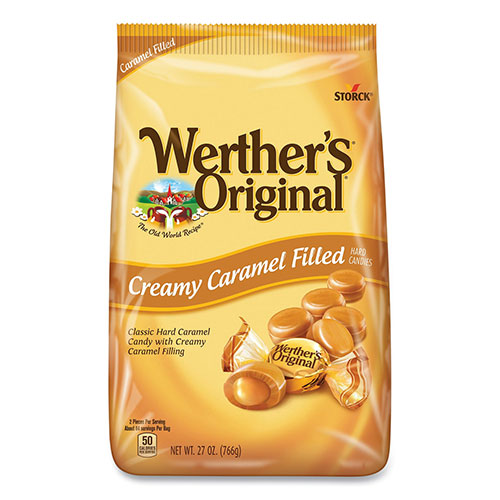 Werther's® Hard Candies, Caramel, 27 oz Bag