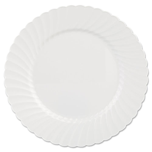 WNA Comet Classicware Plates, Plastic, 10.25 in, White