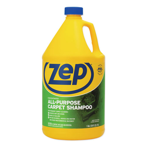 Zep Commercial® Concentrated All-Purpose Carpet Shampoo, Unscented, 1 gal Bottle