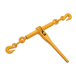 Peerless Chain Company Ratchet Load Binder, 3/8 in Grade 70, 1/2 in Grade 43, 9,200 lb Working Load Limit, 6.5 in Take Up