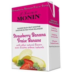 Monin Strawberry Banana Fruit Smoothie Mix