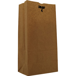 Duro Paper Grocery Bags, 4#, Natural