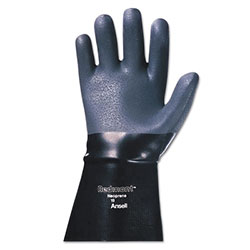 Ansell Redmont Gloves, Black, Size 10