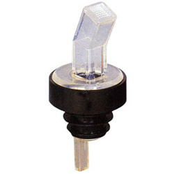 Spill-Stop Manufacturing Company Clear/Black Ban-M® Screened Pourer