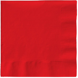 Creative Converting Napkin 2-Ply Red 10 in x 10 in