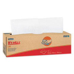 WypAll* L30 Towels, POP-UP Box, 9 4/5 x 16 2/5, 120/Box, 6 Boxes/Carton